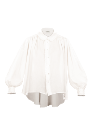 Poplin Balloon Blouse